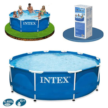 INTEX 10ftx30in Metal frame Swimming Pool